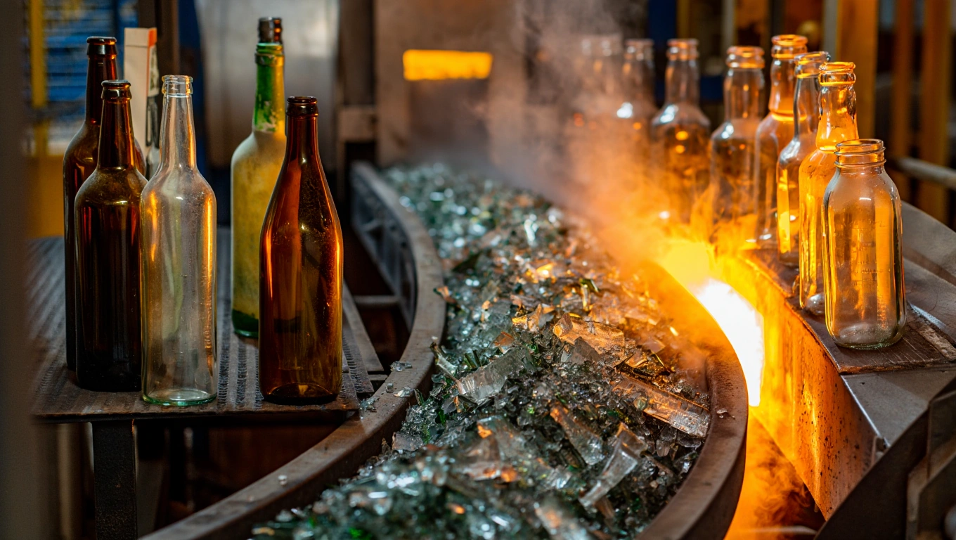 Glass Recycling plant